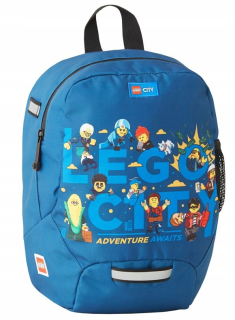 Jednokomorový batoh do škôlky LEGO City LEGO boys Odtiene modrej